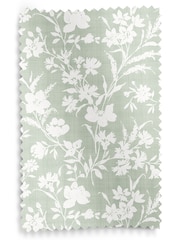 Laura Ashley Hedgerow Green Rye Made to Measure 100% Cotton Curtains - Image 9 of 9