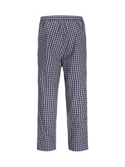 JACK & JONES White Lounge Set With T-Shirt and Checked Bottoms - Image 6 of 8