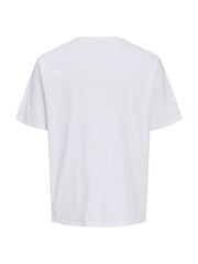JACK & JONES White Lounge Set With T-Shirt and Checked Bottoms - Image 7 of 8