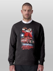 All + Every Coca Cola Santa And Truck Holidays Are Coming Sweatshirt - Bild 1 von 4