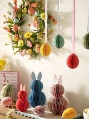 Green Easter Egg Floral Wreath - Image 5 of 6
