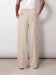 Albaray Natural Tailored Pleat Front Trousers - Image 2 of 4