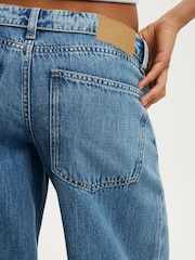 Cotton On Blue Low Rise Wide Jeans - Image 5 of 5