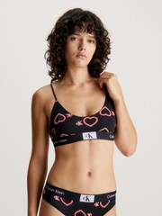 Calvin Klein Black 1996 Valentines Collection Heart Bralette - Image 1 of 6