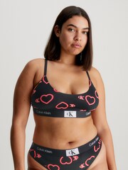Calvin Klein Black 1996 Valentines Collection Heart Bralette - Image 4 of 6