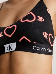 Calvin Klein Black 1996 Valentines Collection Heart Bralette - Image 5 of 6