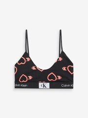 Calvin Klein Black 1996 Valentines Collection Heart Bralette - Image 6 of 6