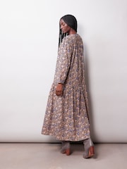 Albaray Blue Boho Floral Dress - Image 2 of 6