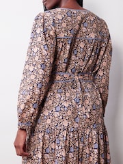 Albaray Blue Boho Floral Dress - Image 5 of 6
