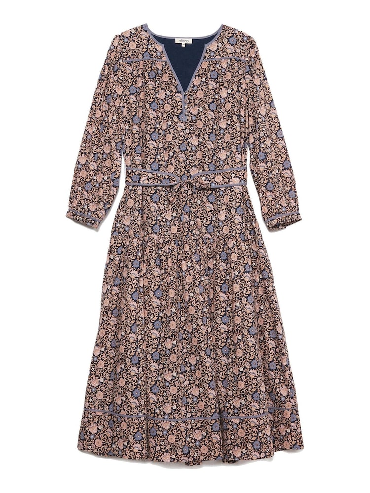 Albaray Blue Boho Floral Dress - Image 6 of 6