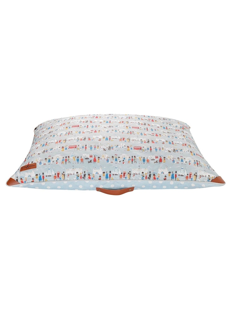 Cath Kidston Blue Memory Foam Pet Bed - Image 1 of 2 Cath Kidston Blue Memory Foam Pet Bed - Image 1 of 2