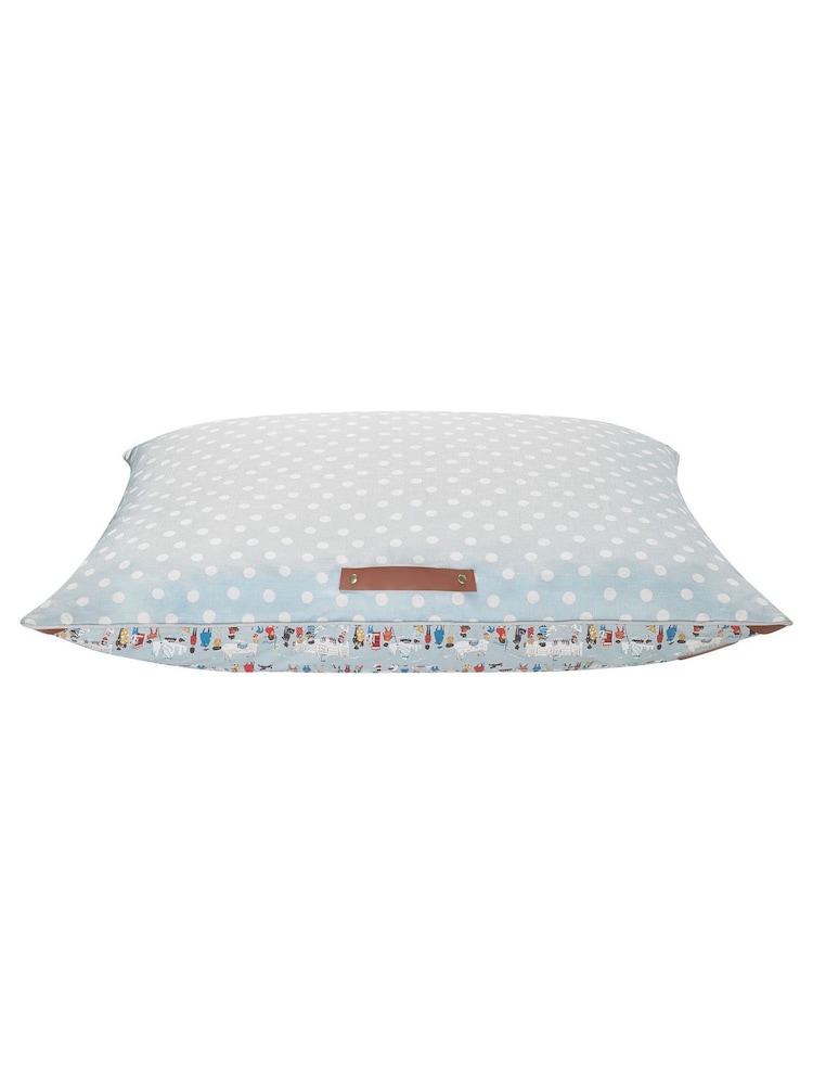 Cath Kidston Blue Memory Foam Pet Bed - Image 2 of 2