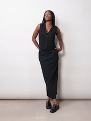 Albaray Tailored Black Waistcoat - Image 3 of 4
