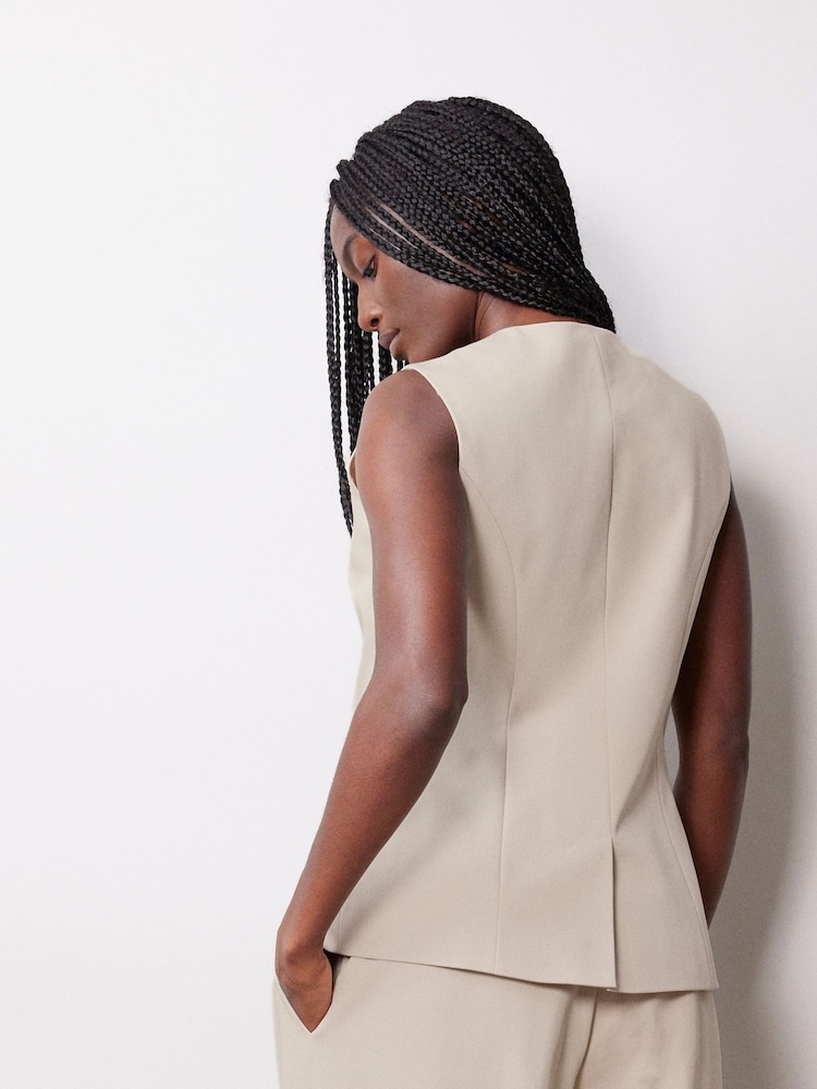 Albaray Natural Tailored Cutaway Waistcoat - Image 2 of 4