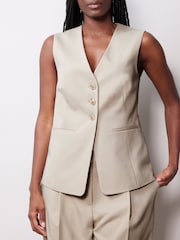 Albaray Natural Tailored Cutaway Waistcoat - Image 3 of 4
