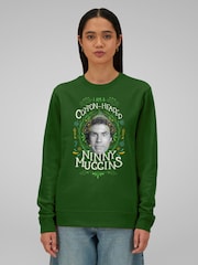 All + Every Green Elf Christmas I Am A Cotton Headed Ninny Muggins Sweatshirt - Image 2 of 4