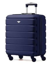 Flight Knight 56x45x25cm EasyJet Overhead 4 Wheel ABS Hard Case Cabin Carry On Hand Luggage - Image 1 of 6