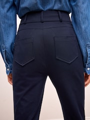 Navy Tailored Skinny Trousers - Image 5 of 7