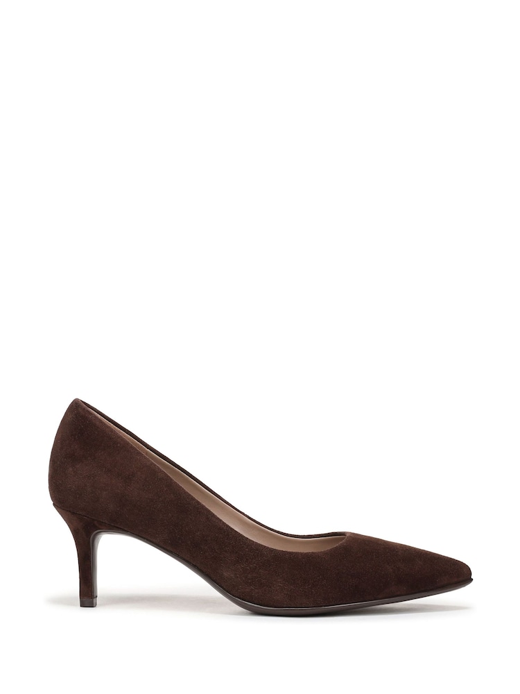 Naturalizer Brown Everly Wide Fit Heeled Shoes - Image 1 of 7 Naturalizer Brown Everly Wide Fit Heeled Shoes - Image 1 of 7