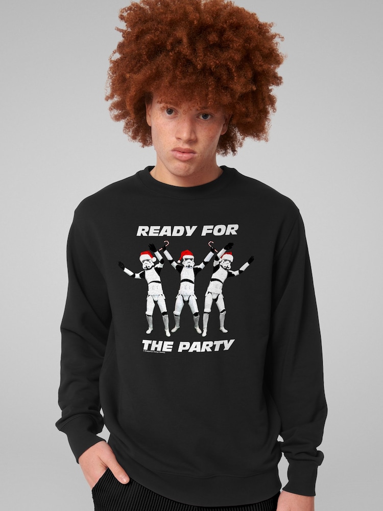 All + Every Original Stormtrooper Ready For The Party Christmas Sweatshirt - 4şəkildən 1 şəkil