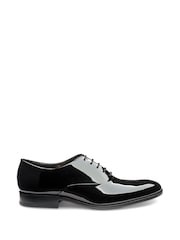 Loake Black Patent Oxford Dress Shoes - Image 3 of 5
