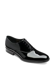 Loake Black Patent Oxford Dress Shoes - Image 4 of 5