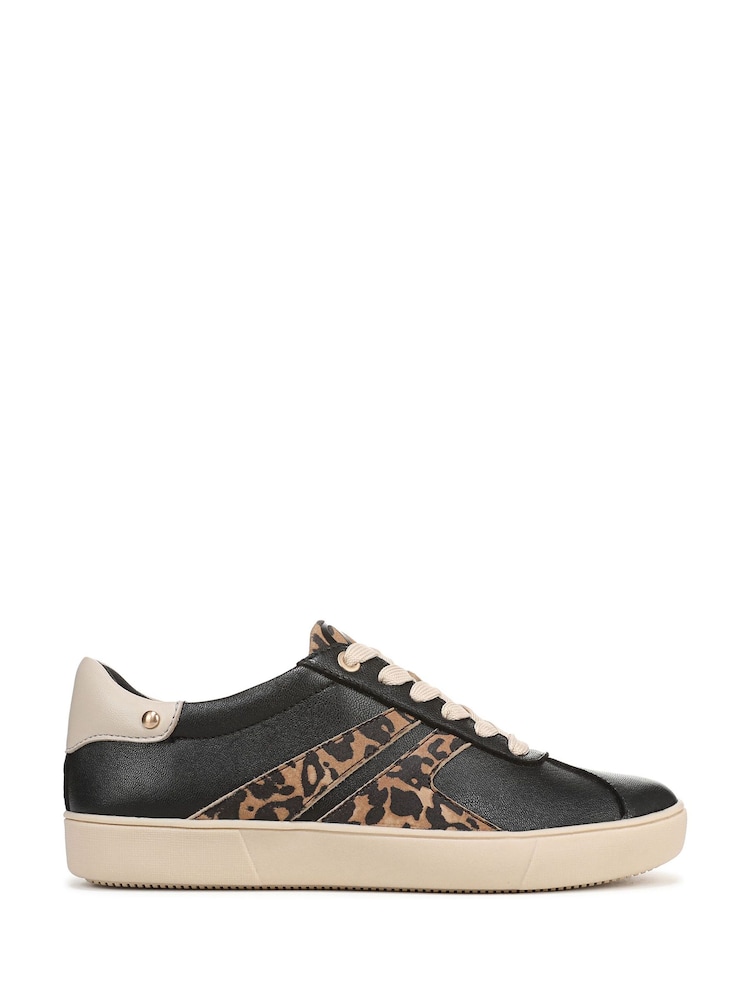 Naturalizer Black Medina Wide Fit Lace-Up Trainers - Image 1 of 7 Naturalizer Black Medina Wide Fit Lace-Up Trainers - Image 1 of 7
