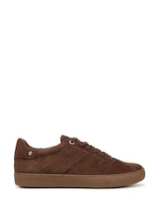 Naturalizer Brown Medina4 Wide Fit Lace-Up Trainers - Image 1 of 7