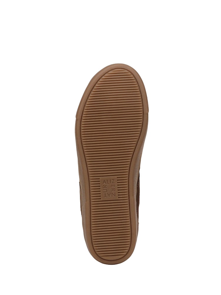 Naturalizer Brown Medina4 Wide Fit Lace-Up Trainers - Image 7 of 7