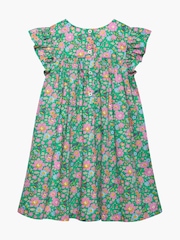 أخضر - فستان طبعة Liberty قطن 100% Betsy من Trotters London - صورة 3 من 4