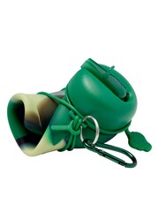 Smiggle Green Vivid Silicone Roll Up Drink Bottle 630ml - Image 4 of 4