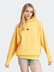 adidas Yellow Sportswear Z.N.E. Overhead Hoodie - Image 3 of 7