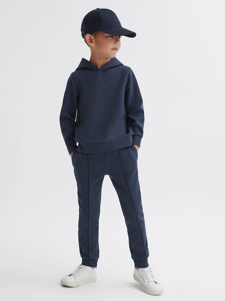 Reiss Eclipse Blue Premier Junior Drawstring Jersey Joggers - Image 1 of 5