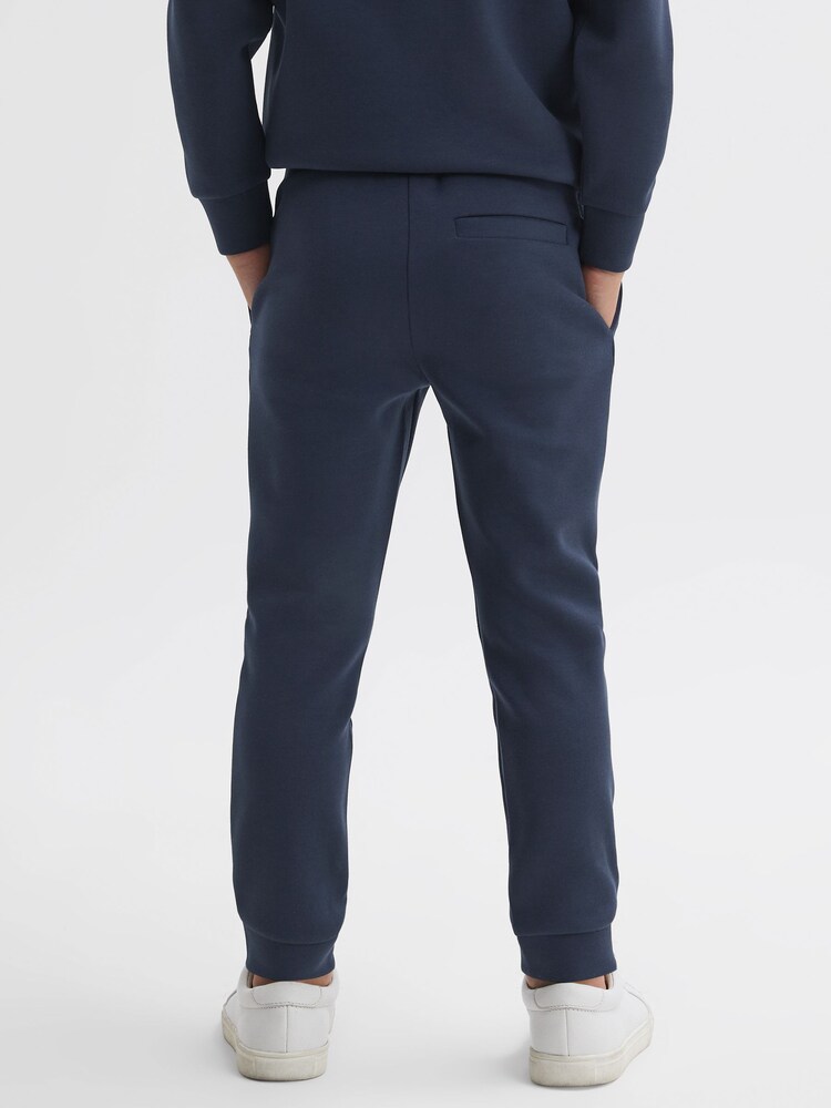 Reiss Eclipse Blue Premier Junior Drawstring Jersey Joggers - Image 4 of 5