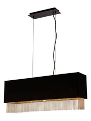 Searchlight Black Dandelion Black Gold 4Lt Pendant Ceiling Light - Image 2 of 3