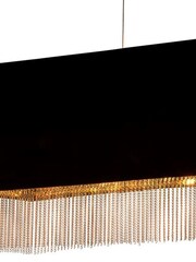Searchlight Black Dandelion Black Gold 4Lt Pendant Ceiling Light - Image 3 of 3