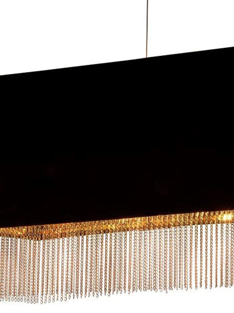 Searchlight Black Dandelion Black Gold 4Lt Pendant Ceiling Light - Image 3 of 3