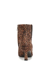 Naturalizer Brown Deesha Wide Fit Ankle Boots - Image 5 of 7
