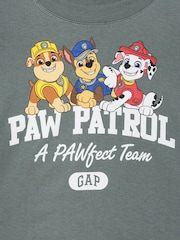Gap Grey Paw Patrol Logo Long Sleeve T-Shirt (6mths-5yrs) - Image 3 of 3