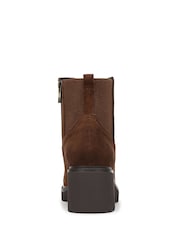 Naturalizer Brown Juni Wide Fit Water Resistant Chelsea Boots - Image 5 of 7