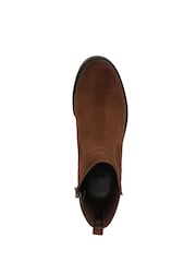 Naturalizer Brown Juni Wide Fit Water Resistant Chelsea Boots - Image 6 of 7