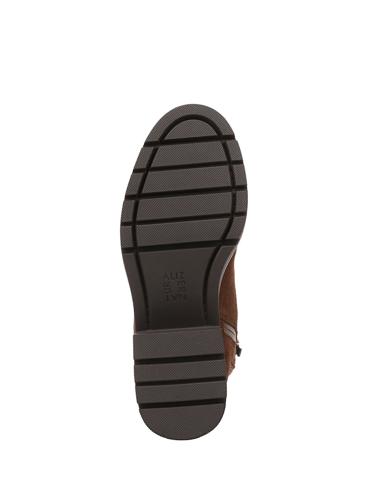 Naturalizer Brown Juni Wide Fit Water Resistant Chelsea Boots - Image 7 of 7