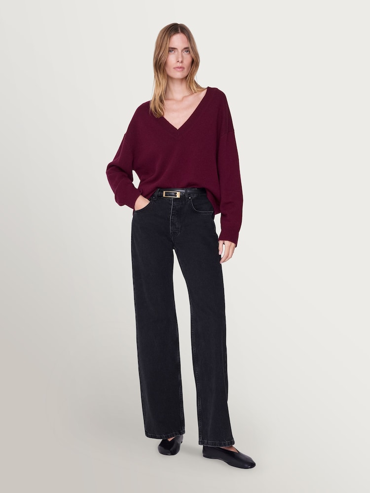 ANINE BING Red Lee Sweater - Image 1 of 4