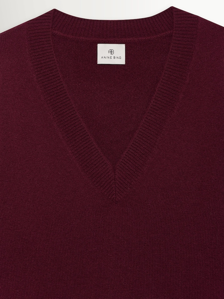 ANINE BING Red Lee Sweater - Image 4 of 4