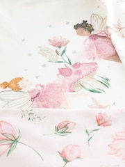 Pink/Cream Fairy Short Pyjamas 3 Pack (9mths-10yrs) - Image 10 of 11