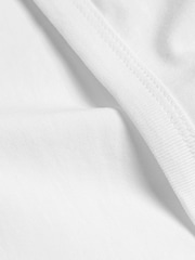 White Pure 100% Cotton Vests 2 Pack - Image 8 of 8