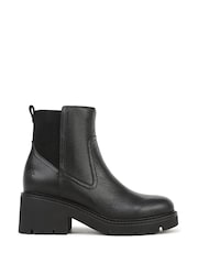 Naturalizer Black Juni Wide Fit Water Resistant Chelsea Boots - Image 1 of 7
