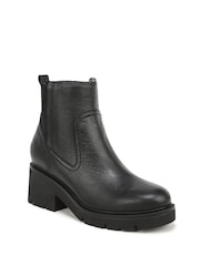 Naturalizer Black Juni Wide Fit Water Resistant Chelsea Boots - Image 3 of 7