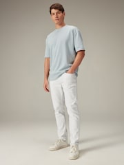 White Slim Fit Essential Stretch Jeans - Image 2 of 8