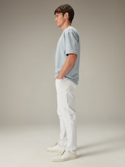 White Slim Fit Essential Stretch Jeans - Image 3 of 8